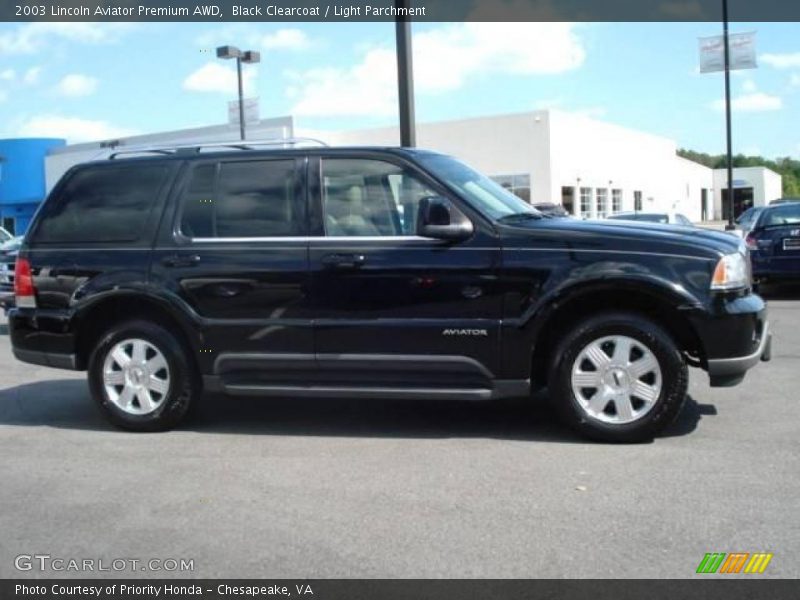 Black Clearcoat / Light Parchment 2003 Lincoln Aviator Premium AWD