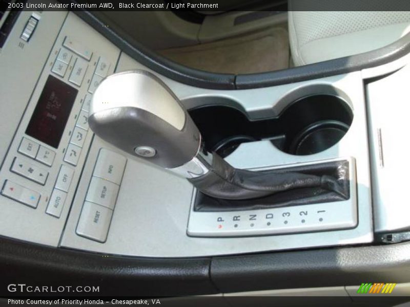 Black Clearcoat / Light Parchment 2003 Lincoln Aviator Premium AWD