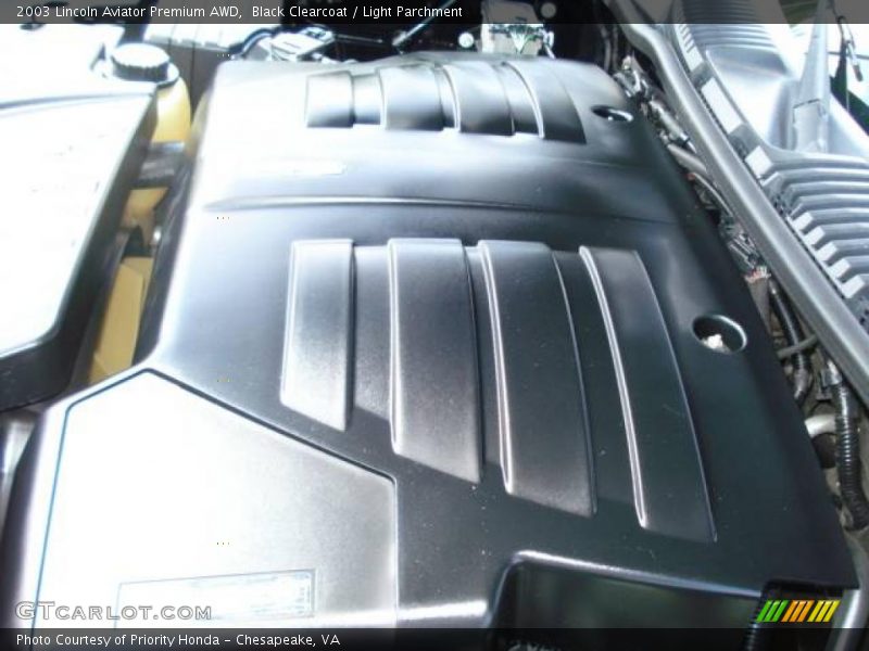 Black Clearcoat / Light Parchment 2003 Lincoln Aviator Premium AWD