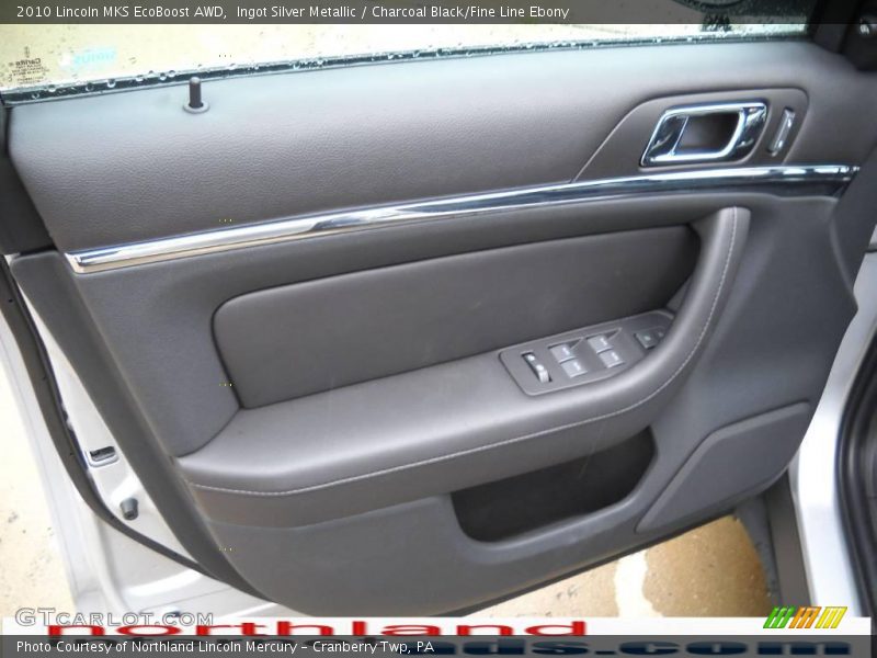 Ingot Silver Metallic / Charcoal Black/Fine Line Ebony 2010 Lincoln MKS EcoBoost AWD