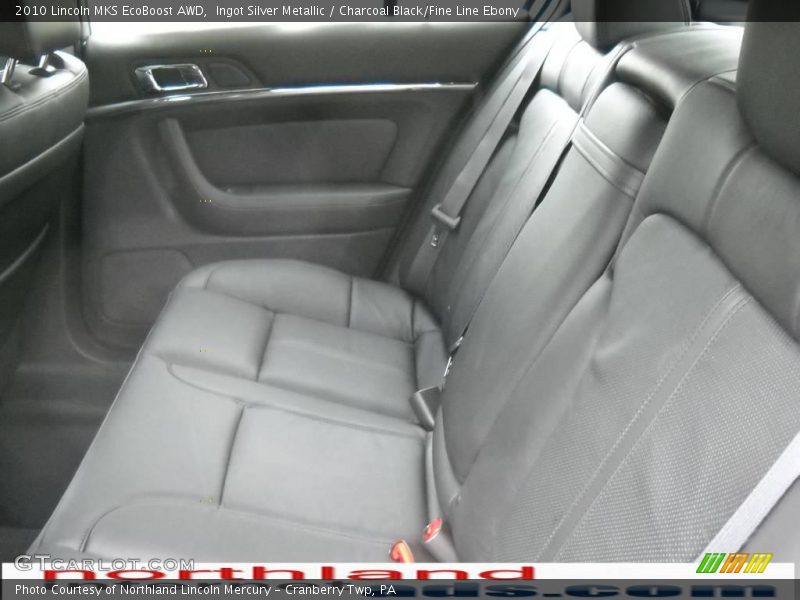 Ingot Silver Metallic / Charcoal Black/Fine Line Ebony 2010 Lincoln MKS EcoBoost AWD