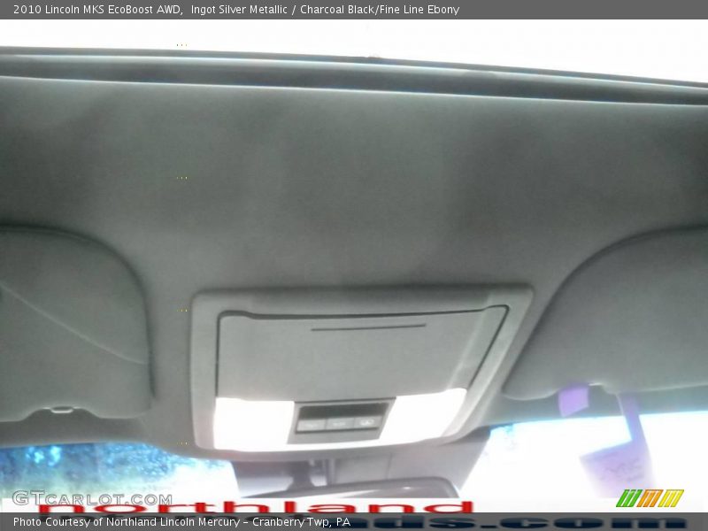 Ingot Silver Metallic / Charcoal Black/Fine Line Ebony 2010 Lincoln MKS EcoBoost AWD