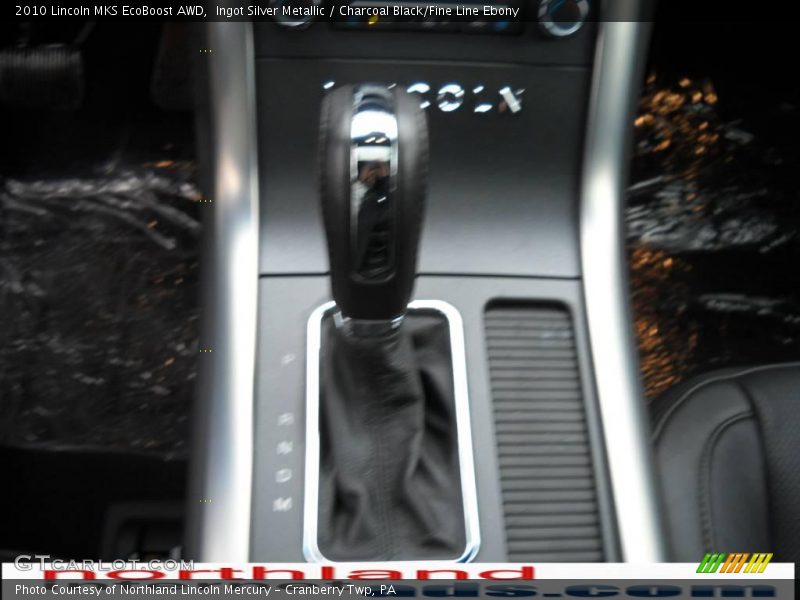 Ingot Silver Metallic / Charcoal Black/Fine Line Ebony 2010 Lincoln MKS EcoBoost AWD