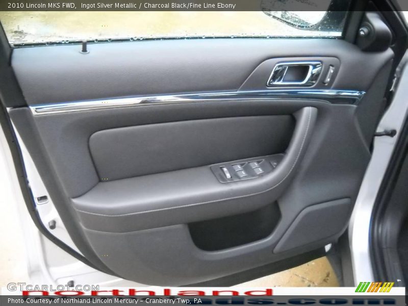 Ingot Silver Metallic / Charcoal Black/Fine Line Ebony 2010 Lincoln MKS FWD