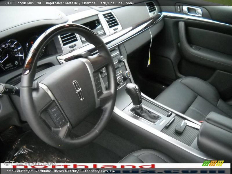 Ingot Silver Metallic / Charcoal Black/Fine Line Ebony 2010 Lincoln MKS FWD