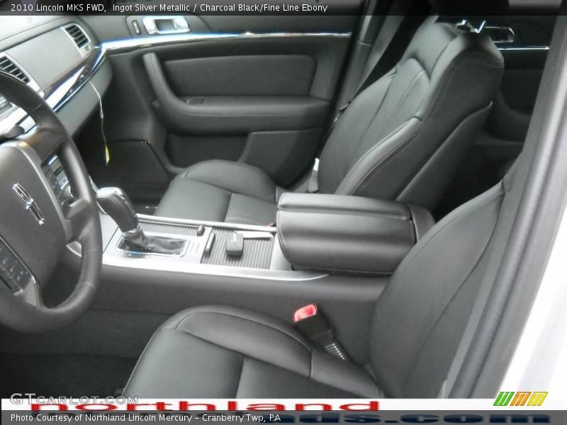 Ingot Silver Metallic / Charcoal Black/Fine Line Ebony 2010 Lincoln MKS FWD