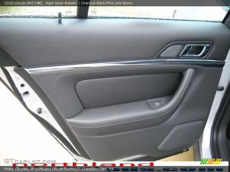 Ingot Silver Metallic / Charcoal Black/Fine Line Ebony 2010 Lincoln MKS FWD