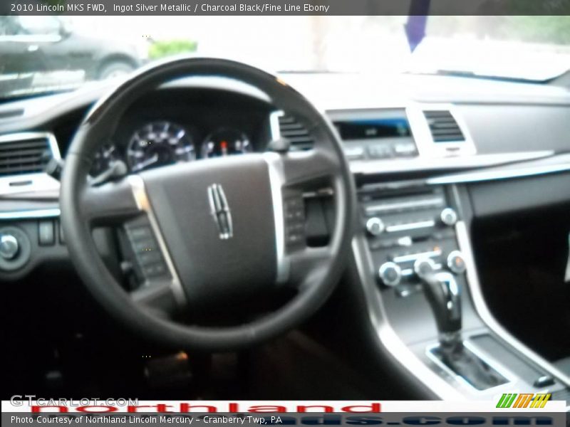 Ingot Silver Metallic / Charcoal Black/Fine Line Ebony 2010 Lincoln MKS FWD
