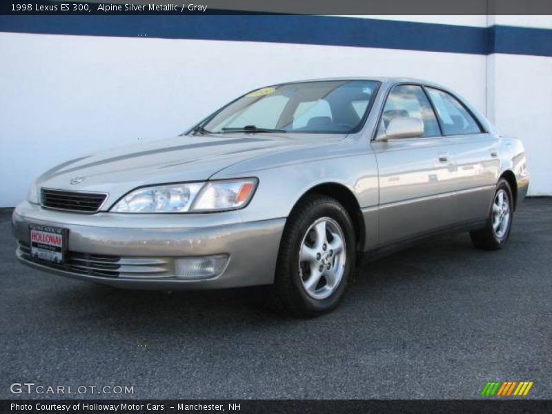 Alpine Silver Metallic / Gray 1998 Lexus ES 300