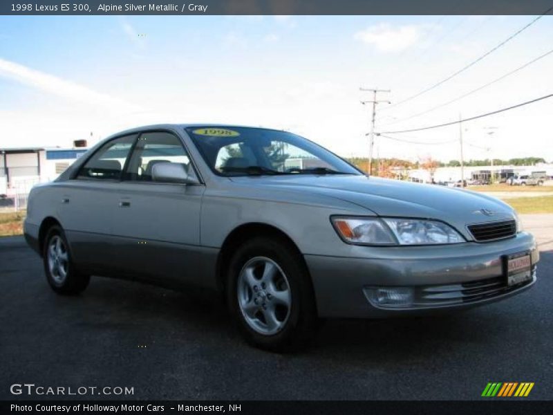 Alpine Silver Metallic / Gray 1998 Lexus ES 300