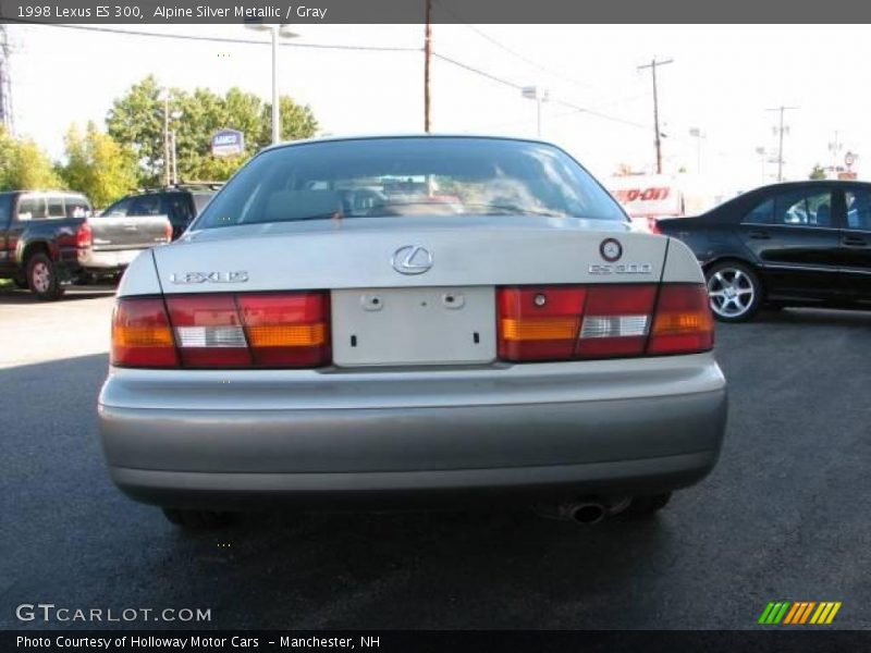 Alpine Silver Metallic / Gray 1998 Lexus ES 300