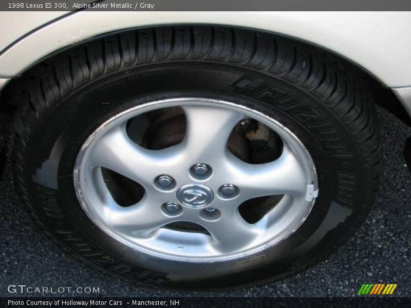 Alpine Silver Metallic / Gray 1998 Lexus ES 300
