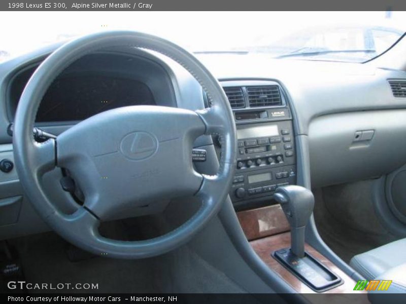 Alpine Silver Metallic / Gray 1998 Lexus ES 300