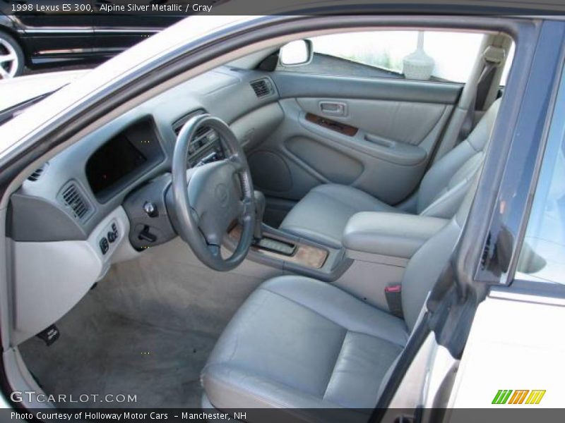 Alpine Silver Metallic / Gray 1998 Lexus ES 300