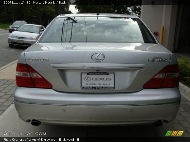 Mercury Metallic / Black 2006 Lexus LS 430
