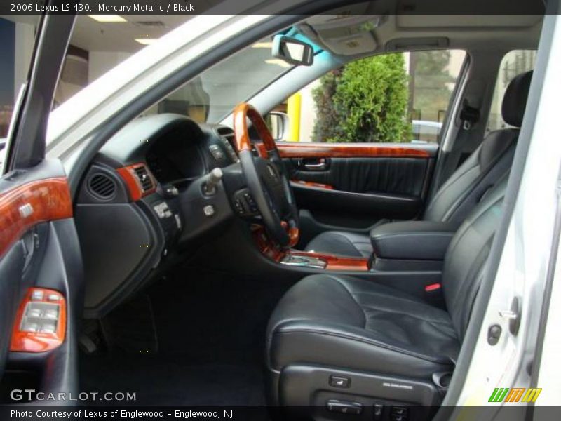 Mercury Metallic / Black 2006 Lexus LS 430