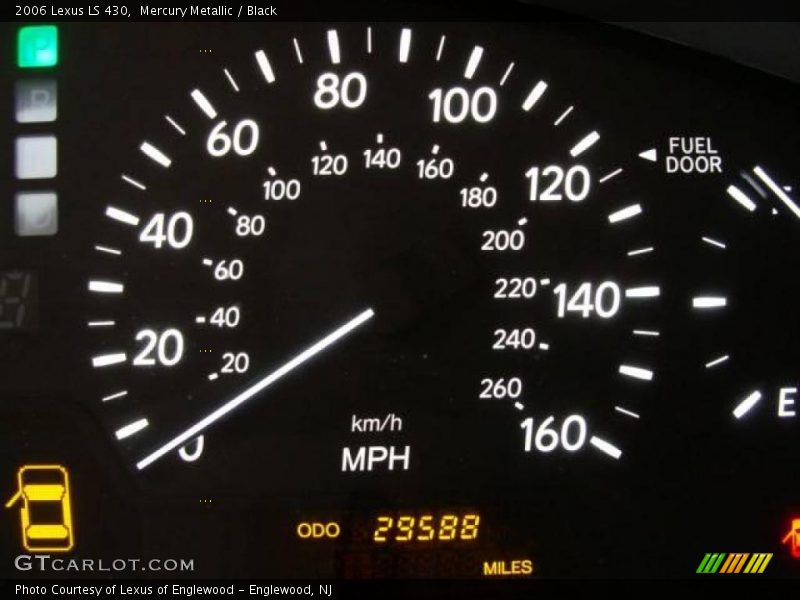Mercury Metallic / Black 2006 Lexus LS 430