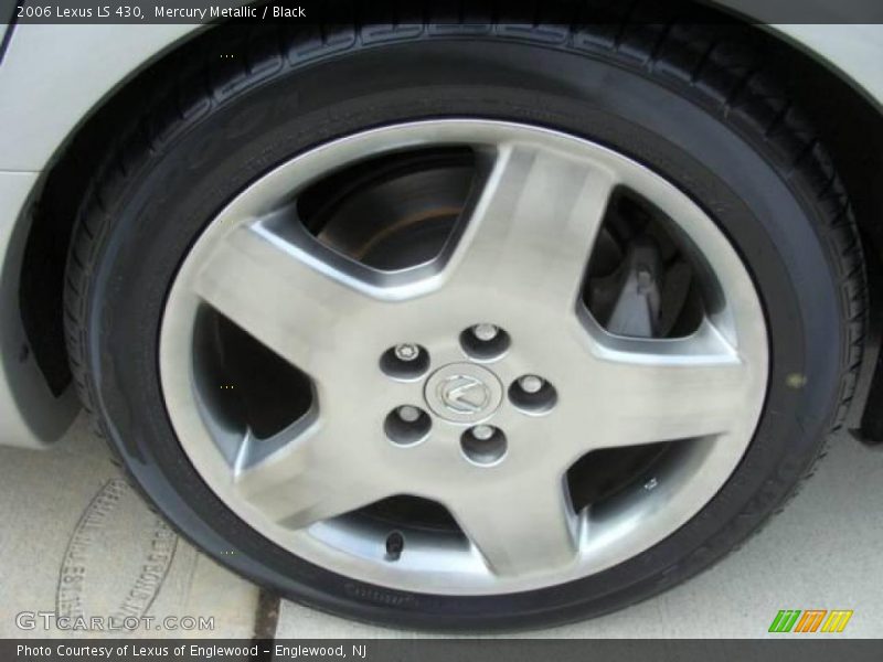 Mercury Metallic / Black 2006 Lexus LS 430