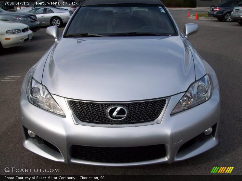 Mercury Metallic / Black 2008 Lexus IS F