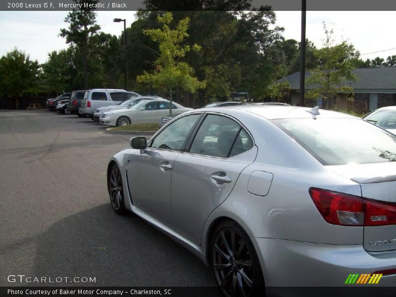 Mercury Metallic / Black 2008 Lexus IS F