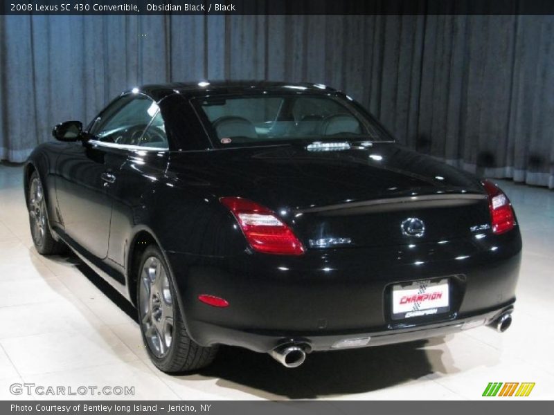 Obsidian Black / Black 2008 Lexus SC 430 Convertible