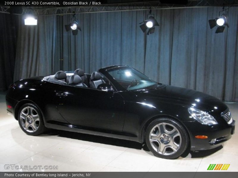 Obsidian Black / Black 2008 Lexus SC 430 Convertible