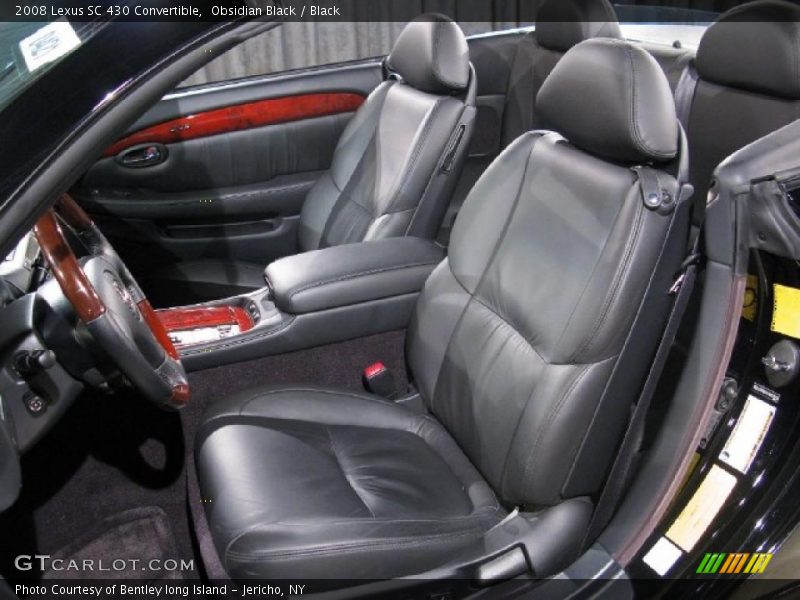 Obsidian Black / Black 2008 Lexus SC 430 Convertible