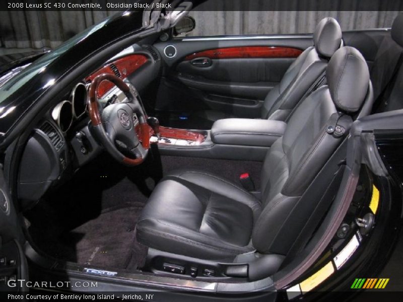 Obsidian Black / Black 2008 Lexus SC 430 Convertible