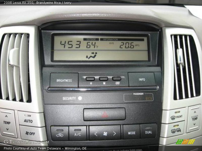 Brandywine Mica / Ivory 2008 Lexus RX 350
