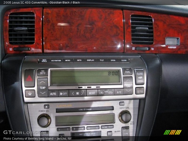 Obsidian Black / Black 2008 Lexus SC 430 Convertible