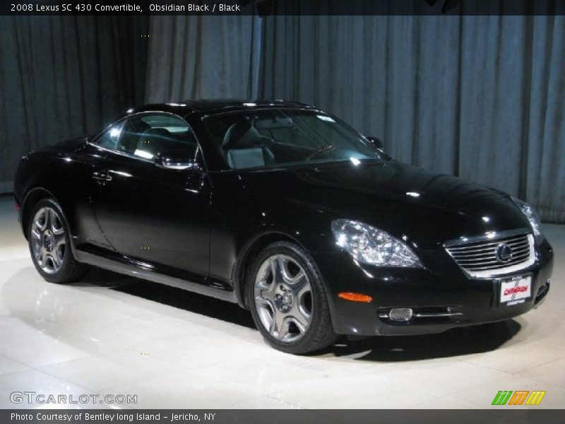 Obsidian Black / Black 2008 Lexus SC 430 Convertible