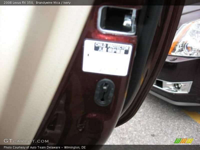 Brandywine Mica / Ivory 2008 Lexus RX 350