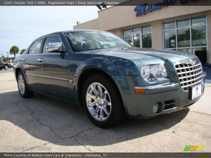 Magnesium Pearl / Deep Jade/Light Graystone 2005 Chrysler 300 C HEMI