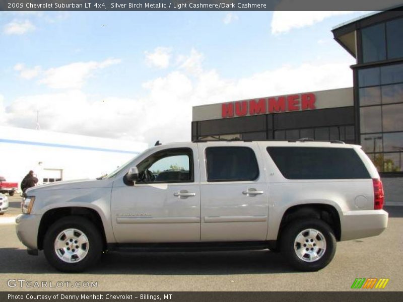 Silver Birch Metallic / Light Cashmere/Dark Cashmere 2009 Chevrolet Suburban LT 4x4