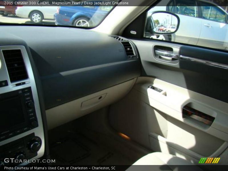 Magnesium Pearl / Deep Jade/Light Graystone 2005 Chrysler 300 C HEMI