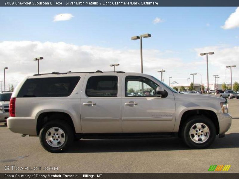 Silver Birch Metallic / Light Cashmere/Dark Cashmere 2009 Chevrolet Suburban LT 4x4