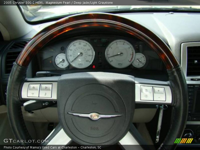 Magnesium Pearl / Deep Jade/Light Graystone 2005 Chrysler 300 C HEMI