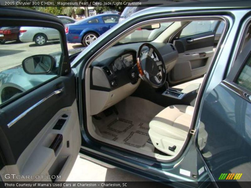 Magnesium Pearl / Deep Jade/Light Graystone 2005 Chrysler 300 C HEMI