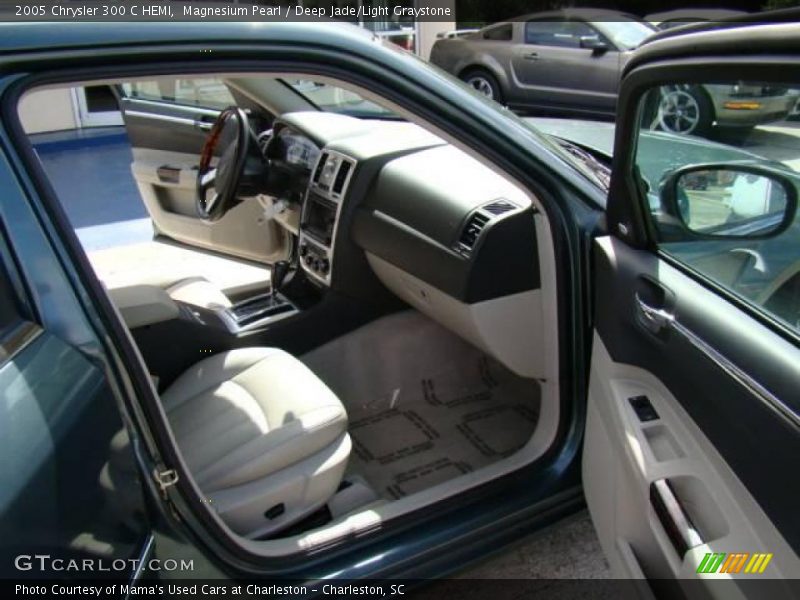 Magnesium Pearl / Deep Jade/Light Graystone 2005 Chrysler 300 C HEMI