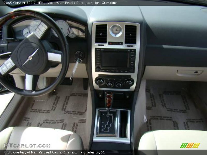 Magnesium Pearl / Deep Jade/Light Graystone 2005 Chrysler 300 C HEMI