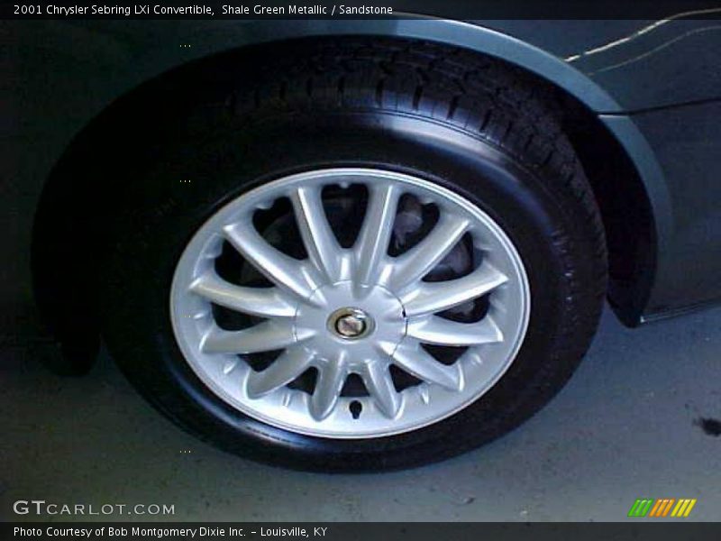 Shale Green Metallic / Sandstone 2001 Chrysler Sebring LXi Convertible