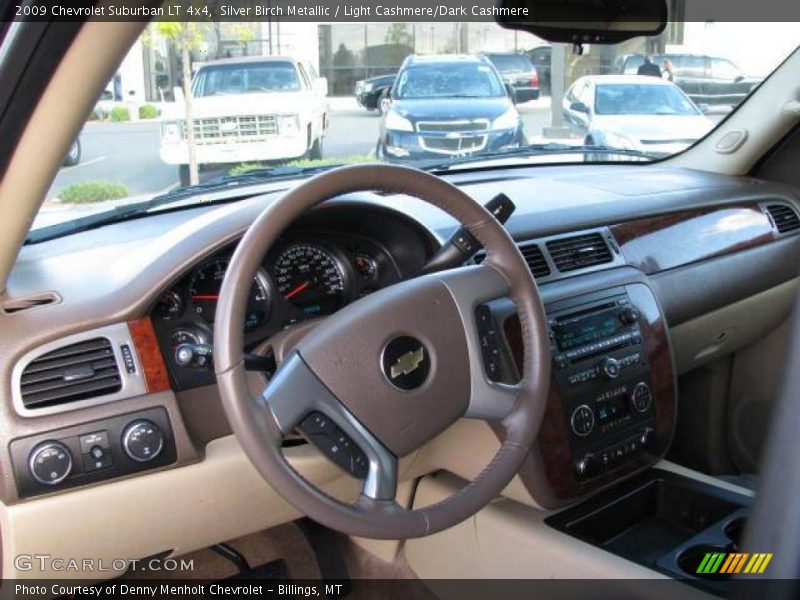 Silver Birch Metallic / Light Cashmere/Dark Cashmere 2009 Chevrolet Suburban LT 4x4