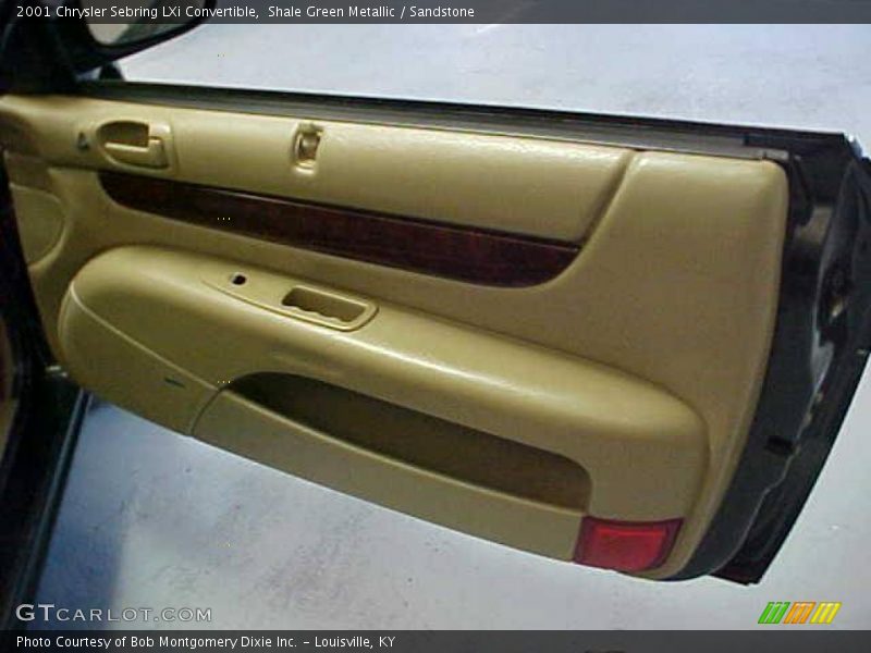 Shale Green Metallic / Sandstone 2001 Chrysler Sebring LXi Convertible