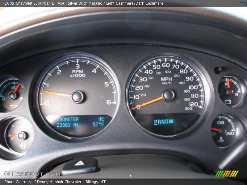 Silver Birch Metallic / Light Cashmere/Dark Cashmere 2009 Chevrolet Suburban LT 4x4