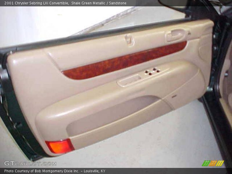 Shale Green Metallic / Sandstone 2001 Chrysler Sebring LXi Convertible