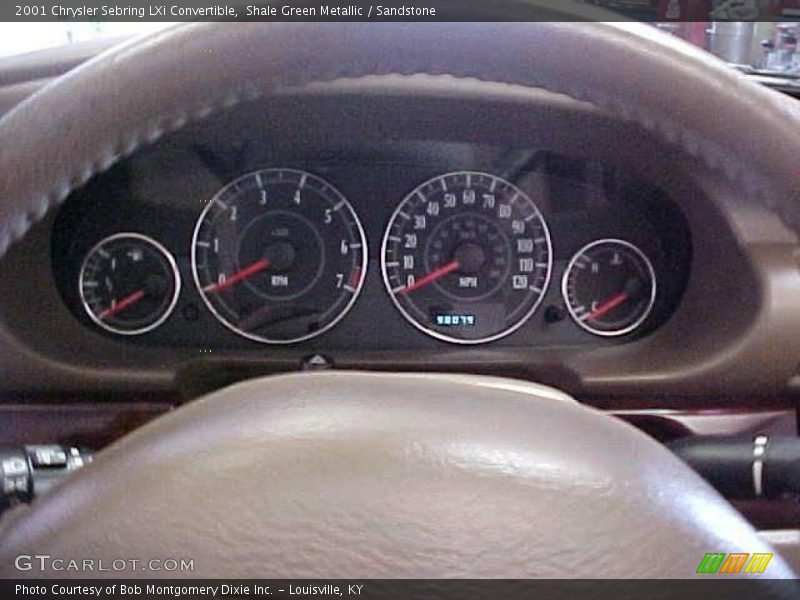 Shale Green Metallic / Sandstone 2001 Chrysler Sebring LXi Convertible