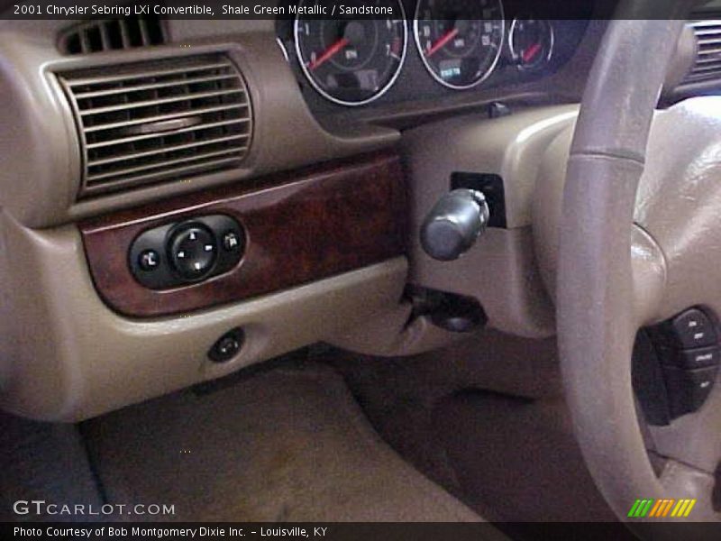 Shale Green Metallic / Sandstone 2001 Chrysler Sebring LXi Convertible
