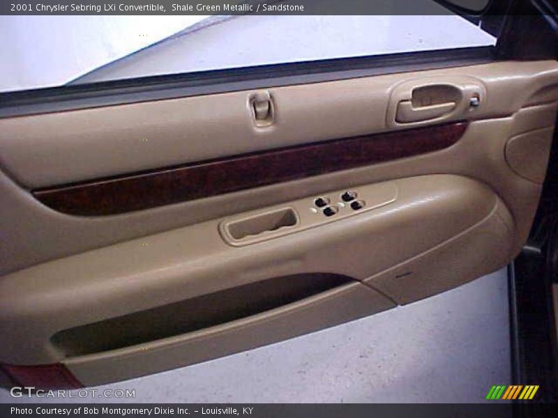 Shale Green Metallic / Sandstone 2001 Chrysler Sebring LXi Convertible