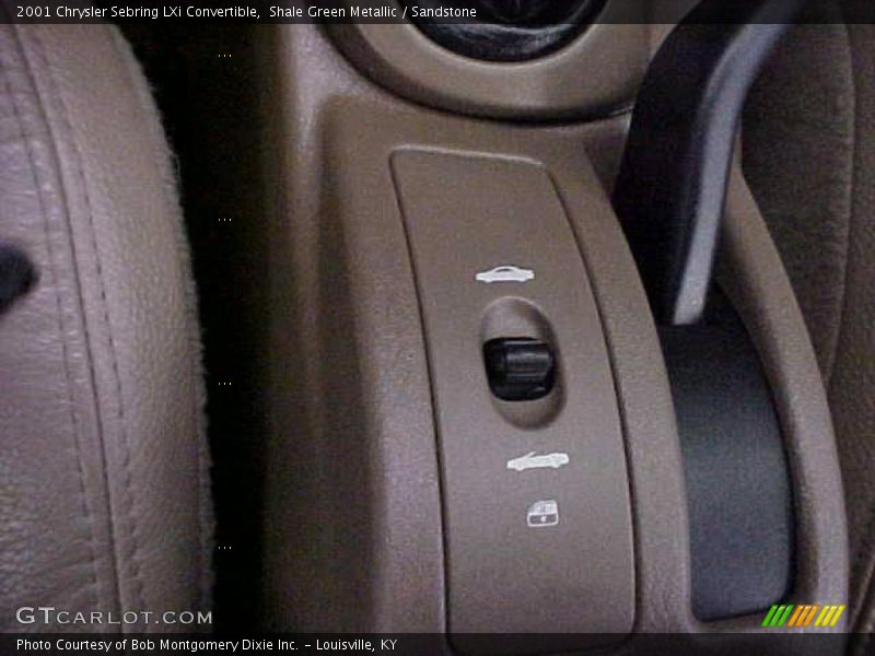 Shale Green Metallic / Sandstone 2001 Chrysler Sebring LXi Convertible