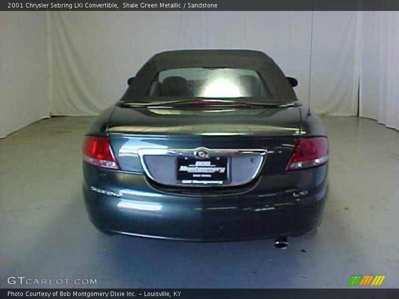 Shale Green Metallic / Sandstone 2001 Chrysler Sebring LXi Convertible